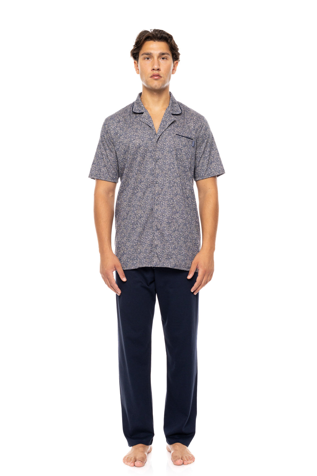 Ulisse - Pyjama Buttoned Midnight Blue
