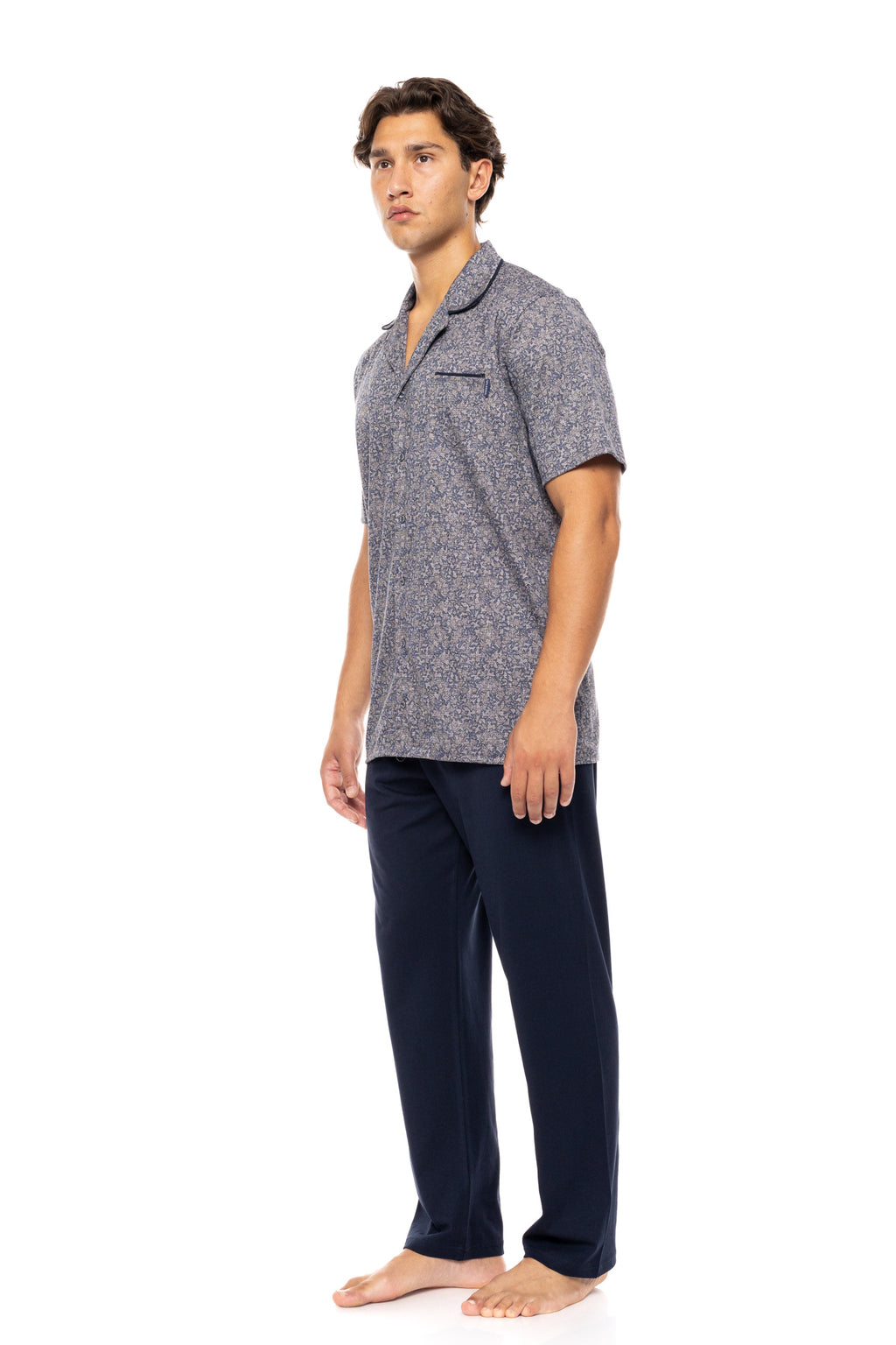 Ulisse - Pyjama Buttoned Midnight Blue