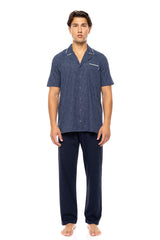 Ulisse - Pyjama Buttoned Deep Blue
