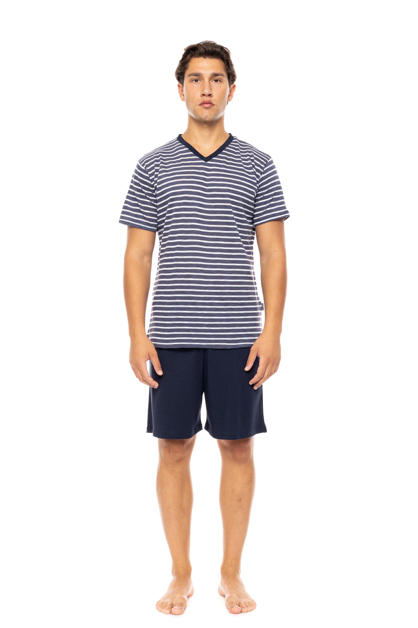 Ulisse - Pyjama V Blue Linear