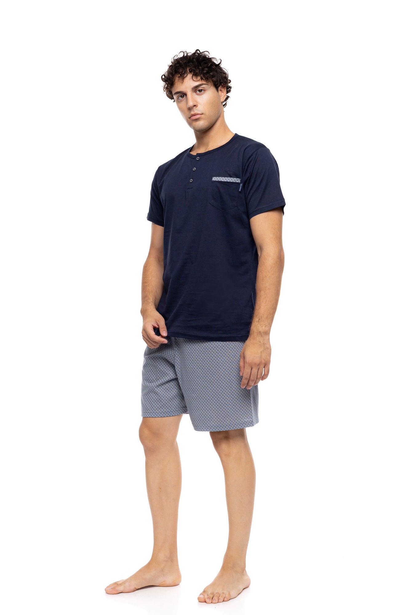 Ulisse - Pyjama 3Pcs Light Grey Bike