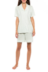 Pink Label - Pyjama Green Geometric