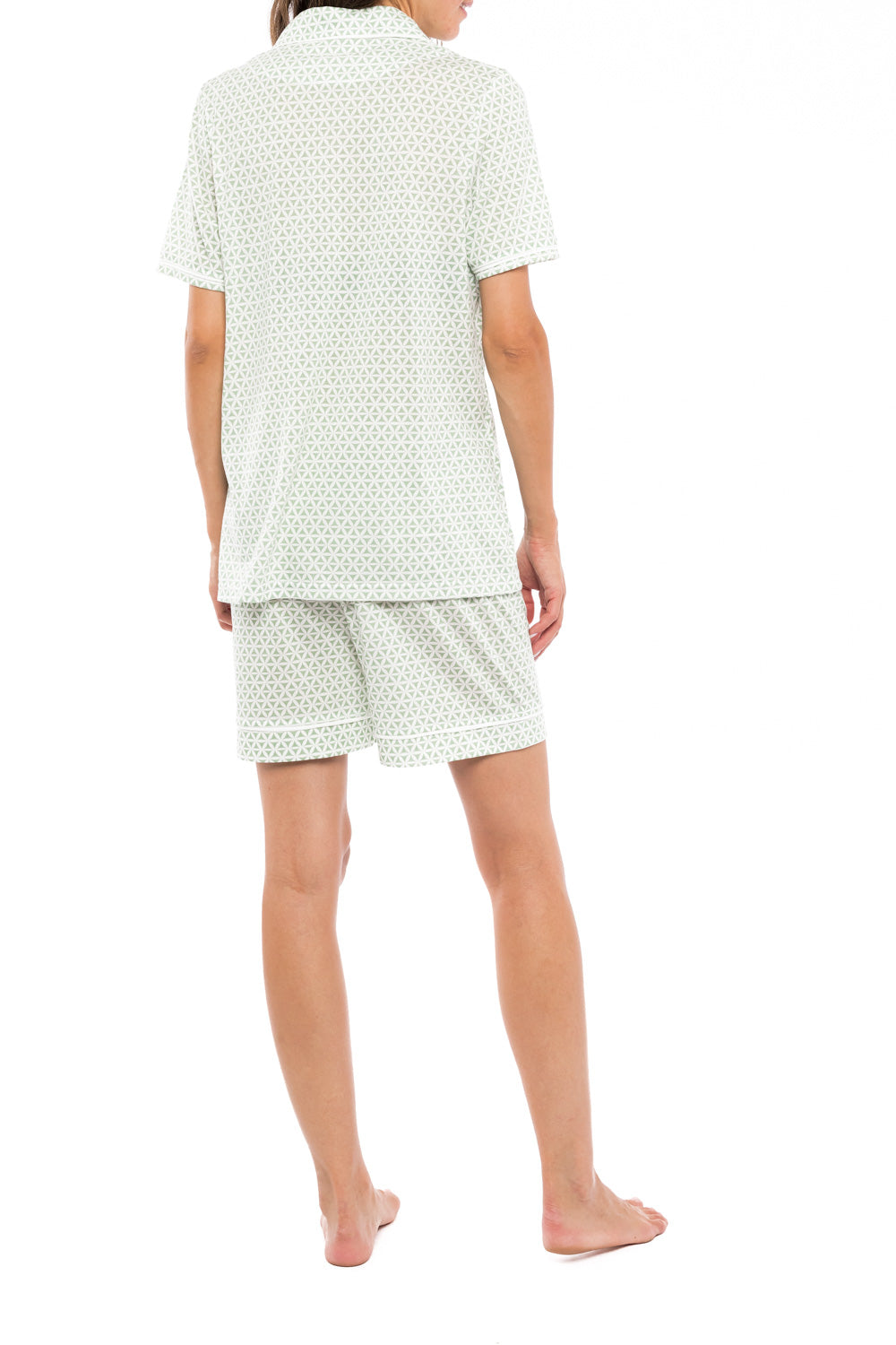 Pink Label - Pyjama Green Geometric