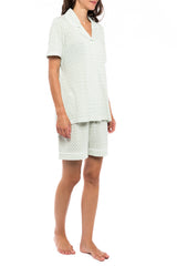 Pink Label - Pyjama Green Geometric