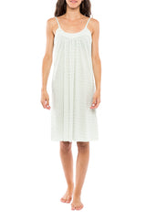 Pink Label - Nightgown Green Geometric