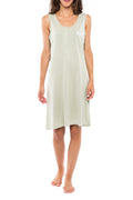 Pink Label - Nightgown Solid Green Geometric