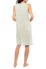 Pink Label - Nightgown Solid Green Geometric
