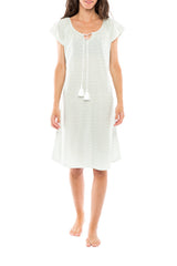 Pink Label - Nightgown Green Geometric