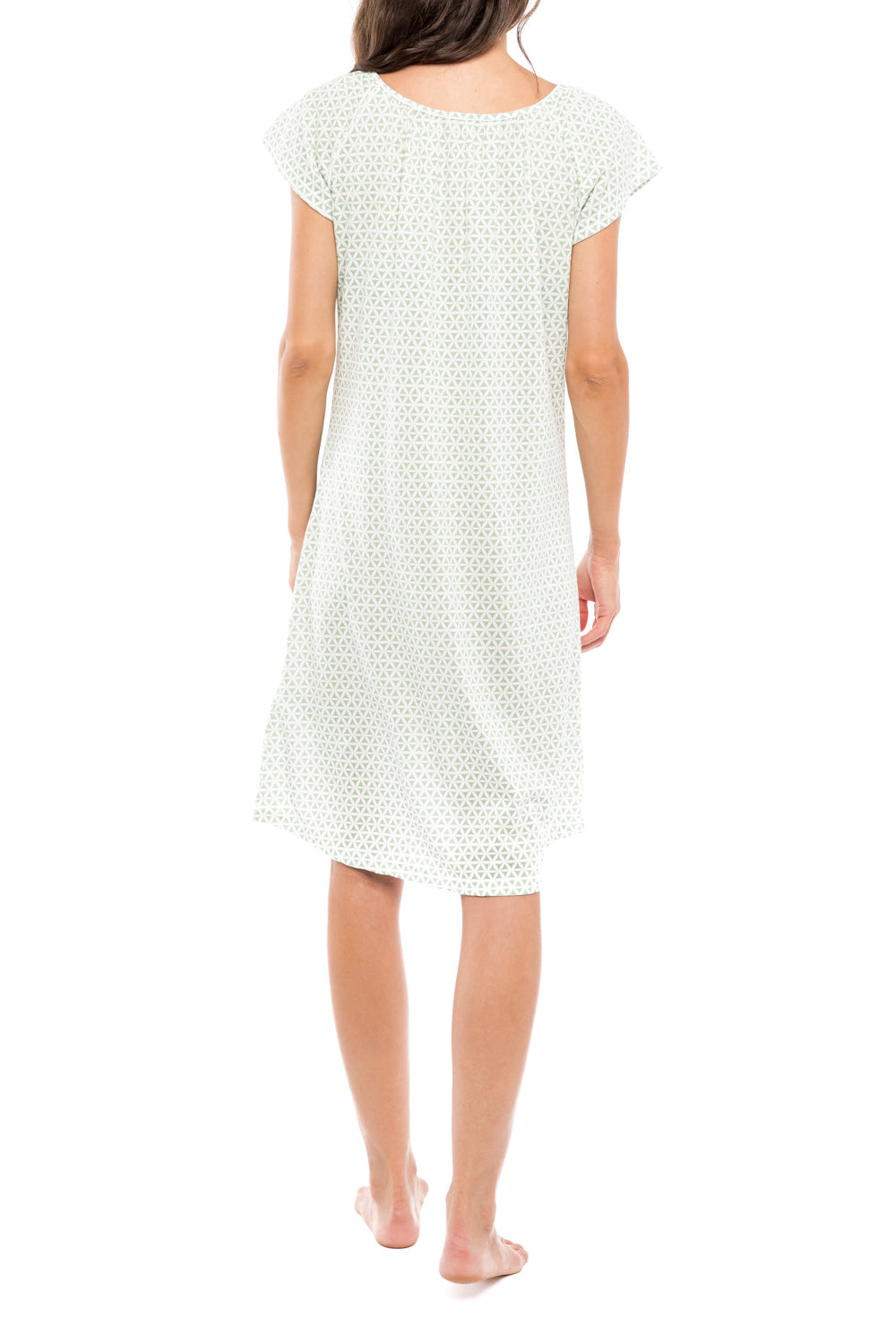 Pink Label - Nightgown Green Geometric