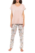 Pink Label - Pyjama Long Pants Yellow Flower
