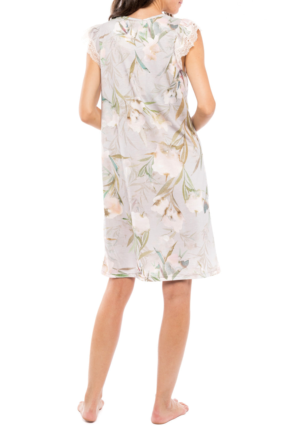 Pink Label - Nightgown Grey Blossom