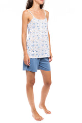 Pink Label - Baby Doll Blue Flower