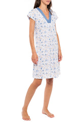 Pink Label - Nightgown V Blue Flower