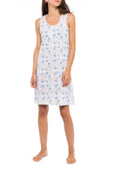 Pink Label - Nightgown Blue Flower