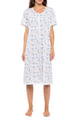 Pink Label - Nightgown Classic Blue Flower
