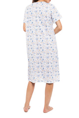 Pink Label - Nightgown Classic Blue Flower