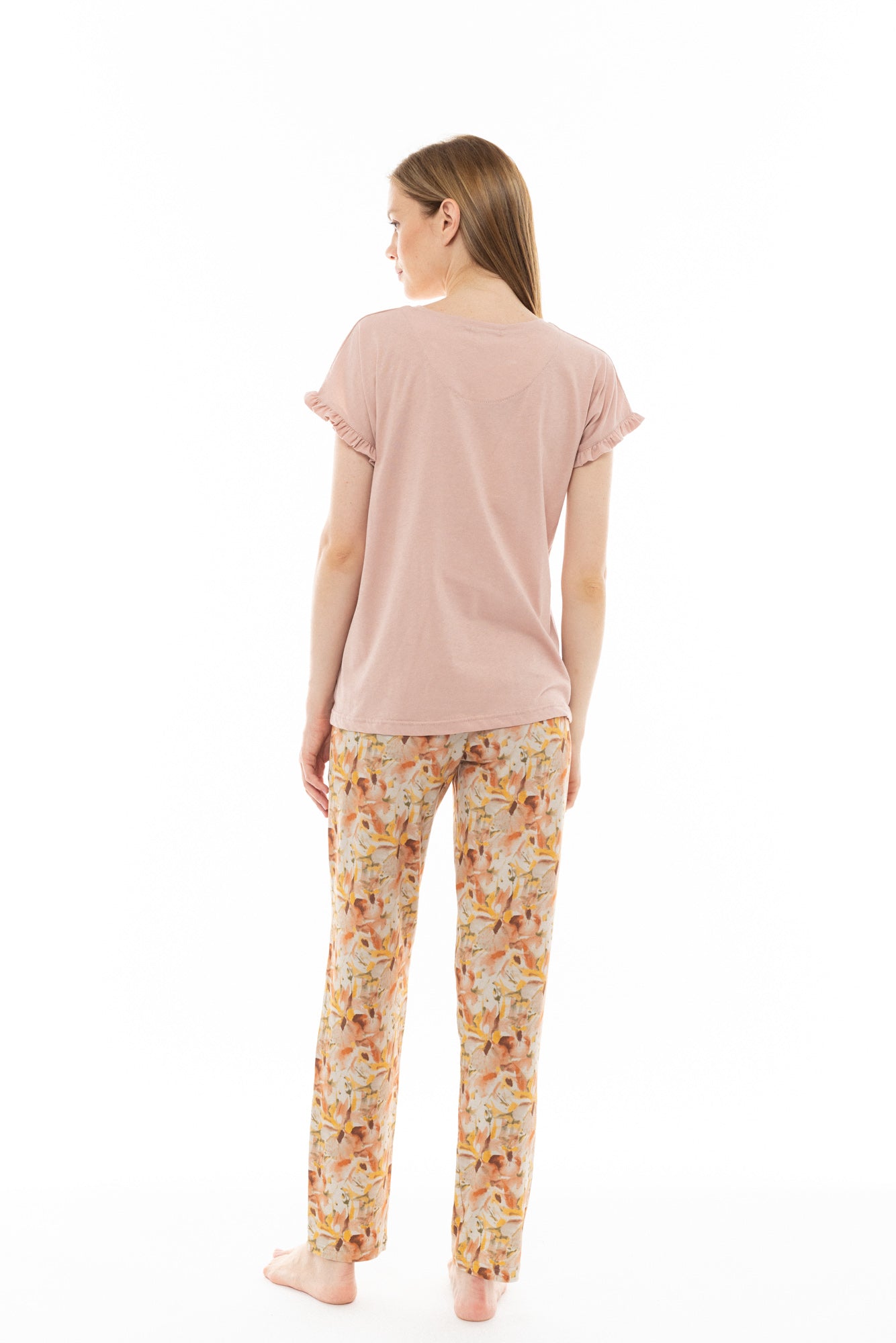 Pink Label - Pyjama Long Pants Pal Flower