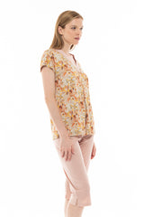 Pink Label - Pyjama Capri Pal Flower