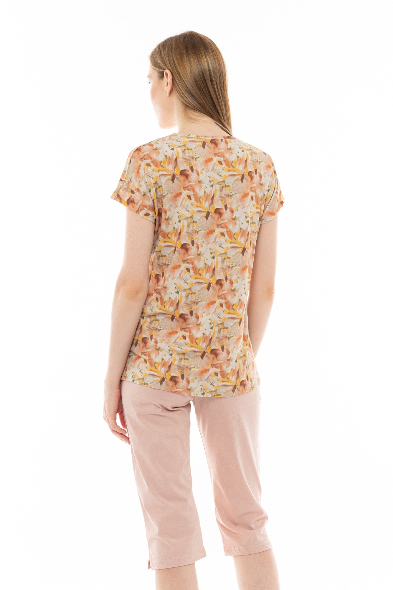 Pink Label - Pyjama Capri Pal Flower