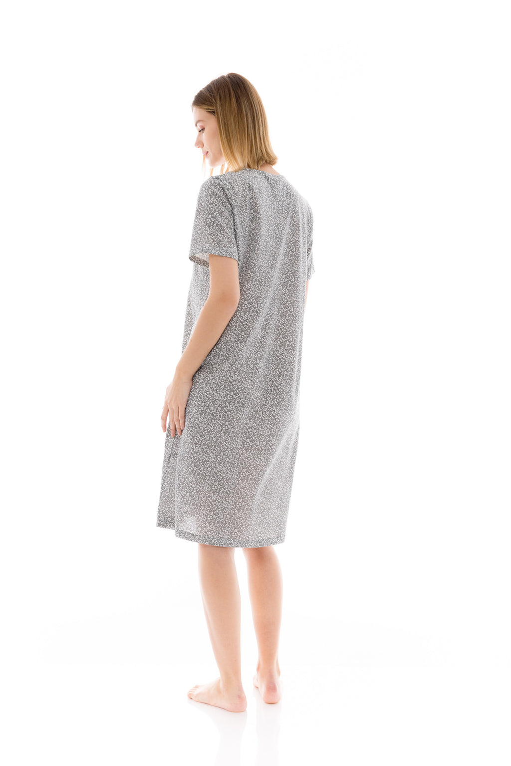 Pink Label - Nightgown Classic Aqua Flower