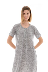 Pink Label - Nightgown Classic Aqua Flower