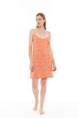 Pink Label - Nightgown Orange Leo