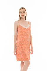Pink Label - Nightgown Orange Leo