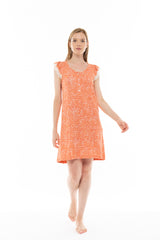 Pink Label - Nightgown Orange Leo