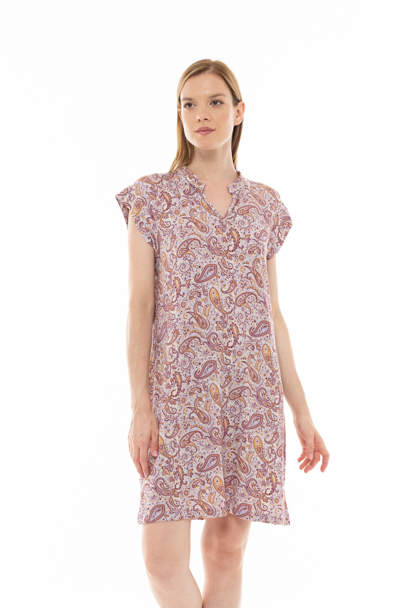 Pink Label - Nightgown Violete Paisley