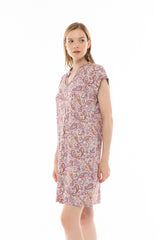 Pink Label - Nightgown Violete Paisley