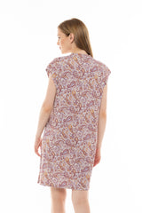 Pink Label - Nightgown Violete Paisley