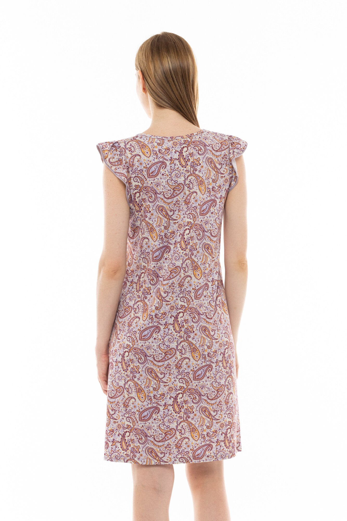 Pink Label - Nightgown Violete Paisley