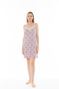 Pink Label - Nightgown Violete Flower
