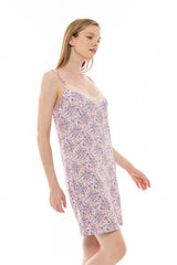 Pink Label - Nightgown Violete Flower