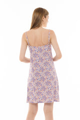 Pink Label - Nightgown Violete Flower