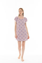 Pink Label - Nightgown Violete Flower