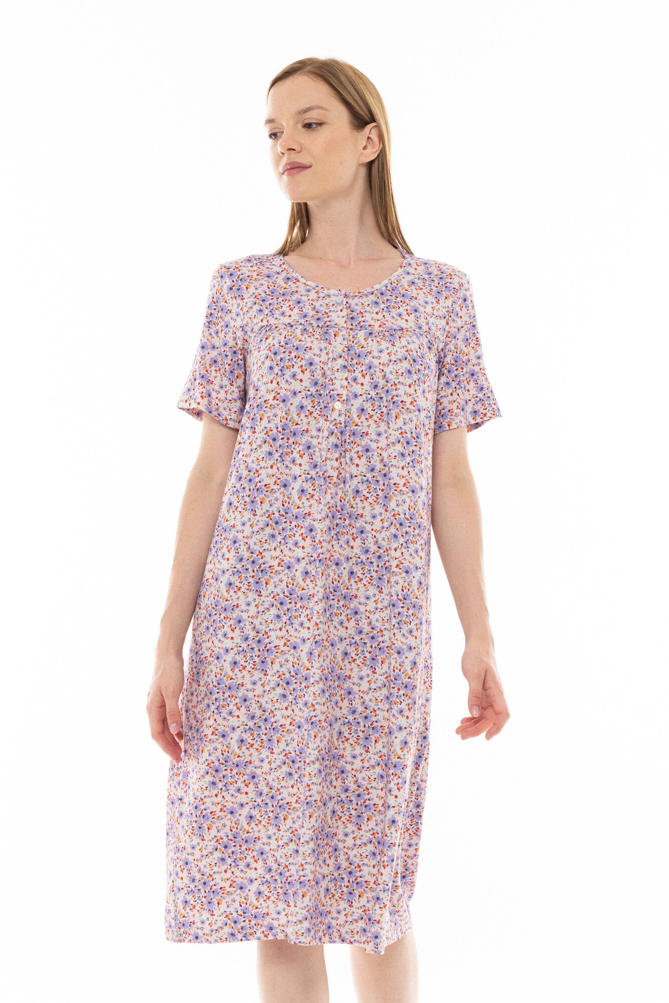 Pink Label - Nightgown Classic Violete Flower