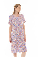 Pink Label - Nightgown Classic Violete Flower
