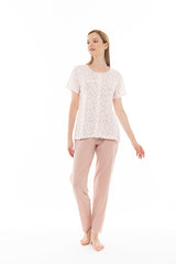 Pink Label - Pyjama Capri Pink Flower