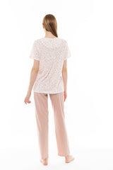 Pink Label - Pyjama Capri Pink Flower