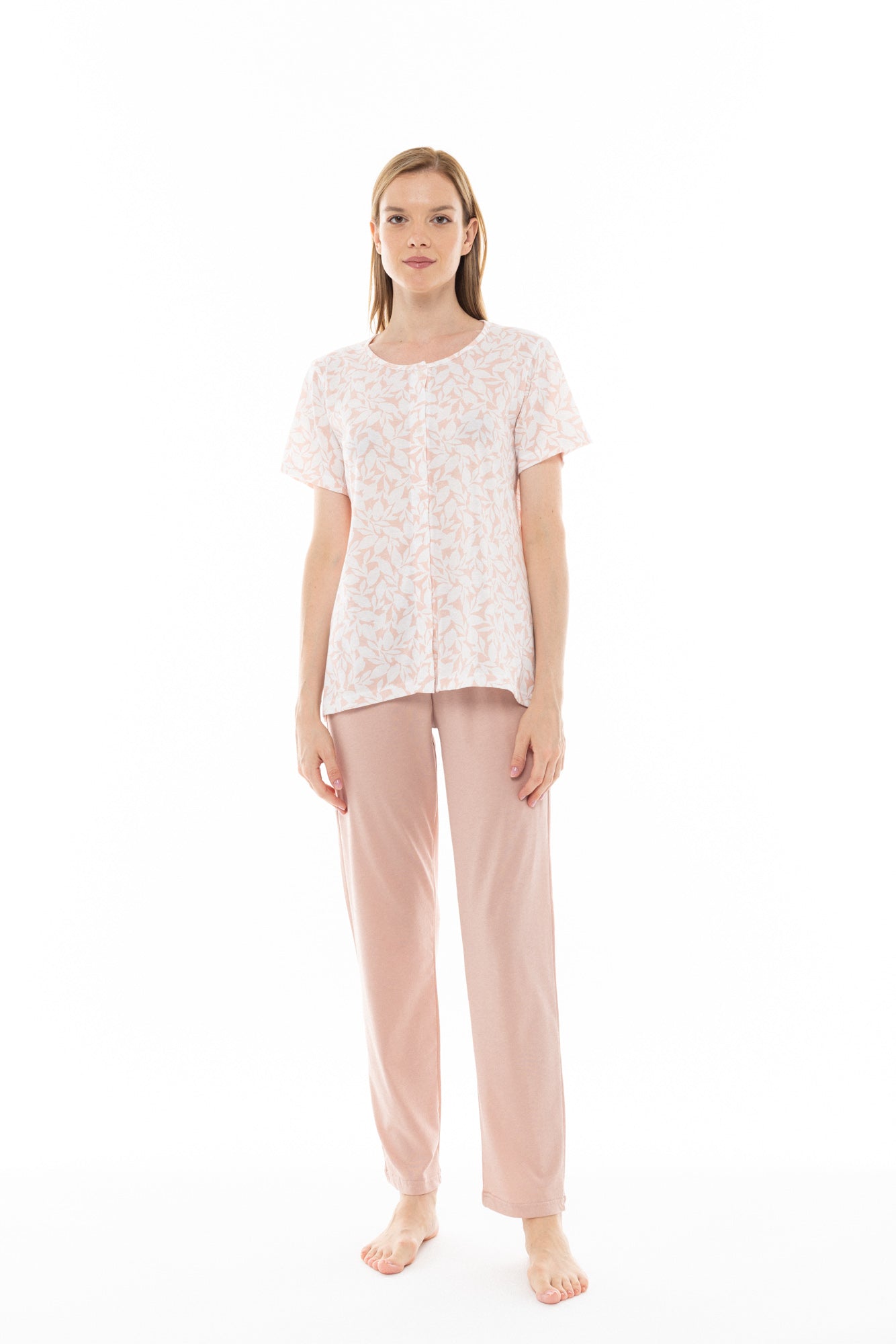 Pink Label - Pyjama Capri Pink Flower