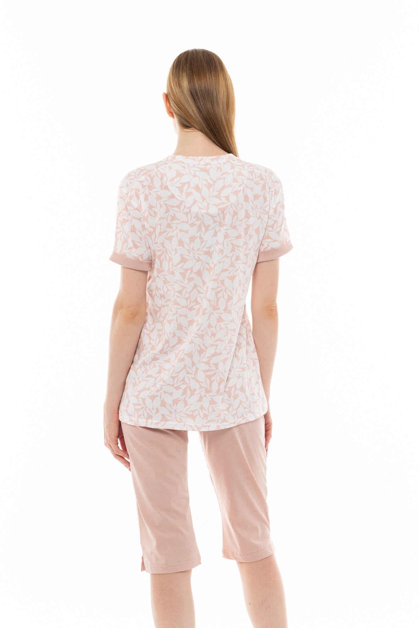Pink Label - Pyjama Capri Pink Flower