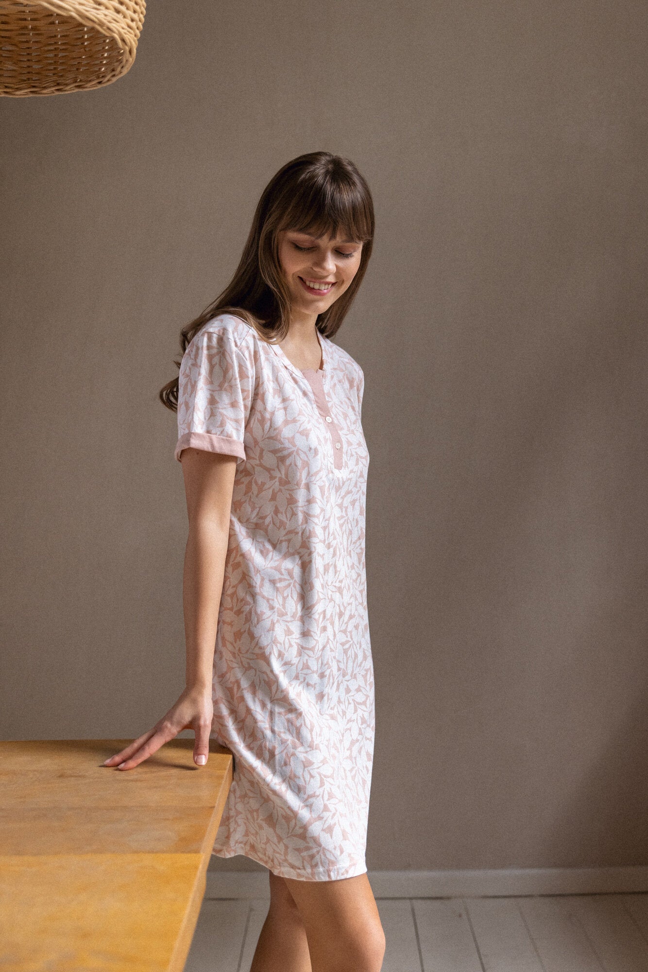 Pink Label - Nightgown Pink Flower