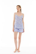 Pink Label - Baby Doll Blue Flower Stripe