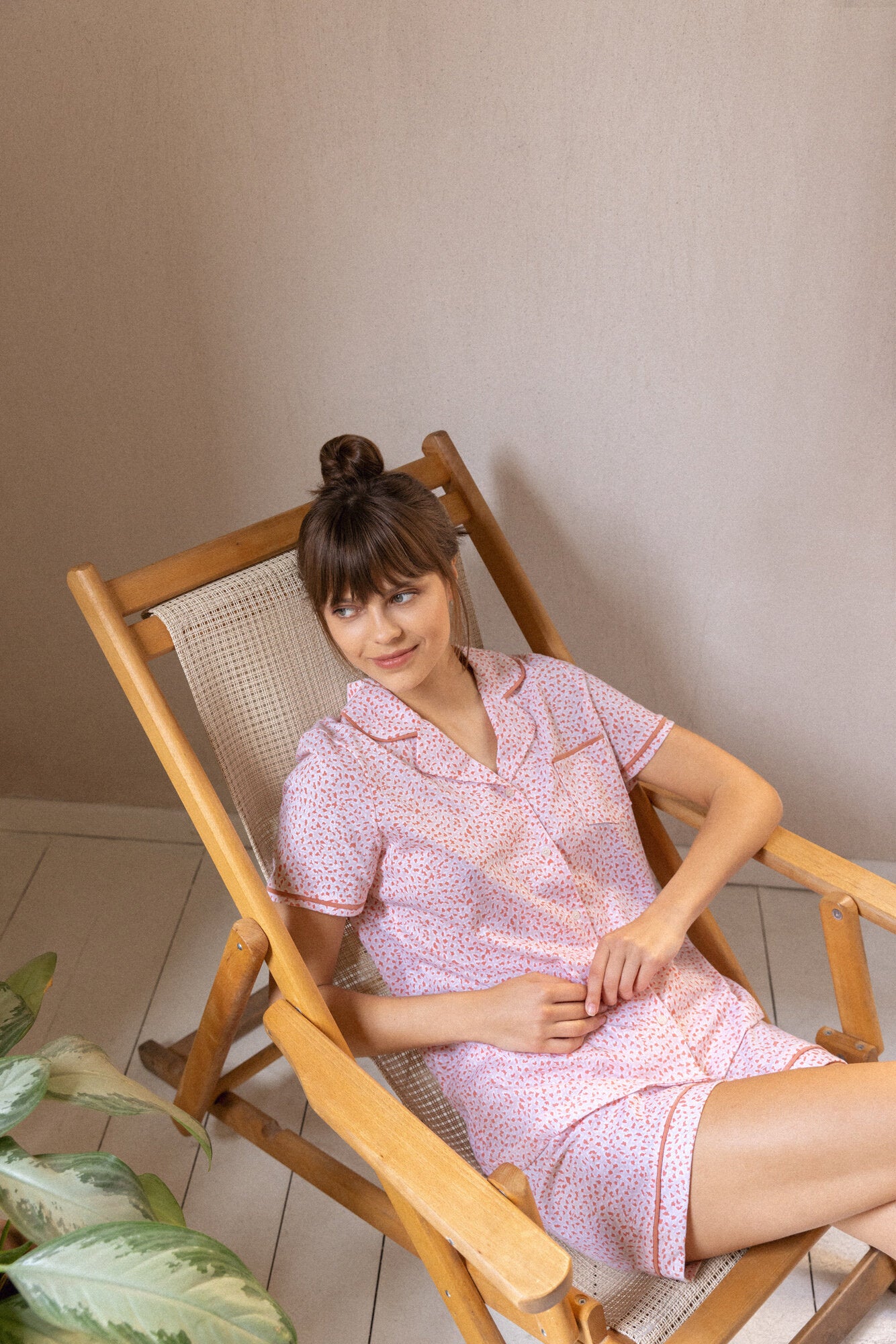 Pink Label - Pyjama Orange Leo
