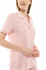 Pink Label - Pyjama Orange Leo
