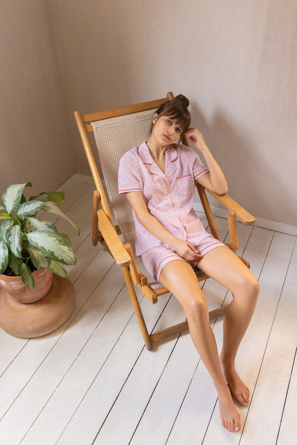 Pink Label - Pyjama Orange Leo