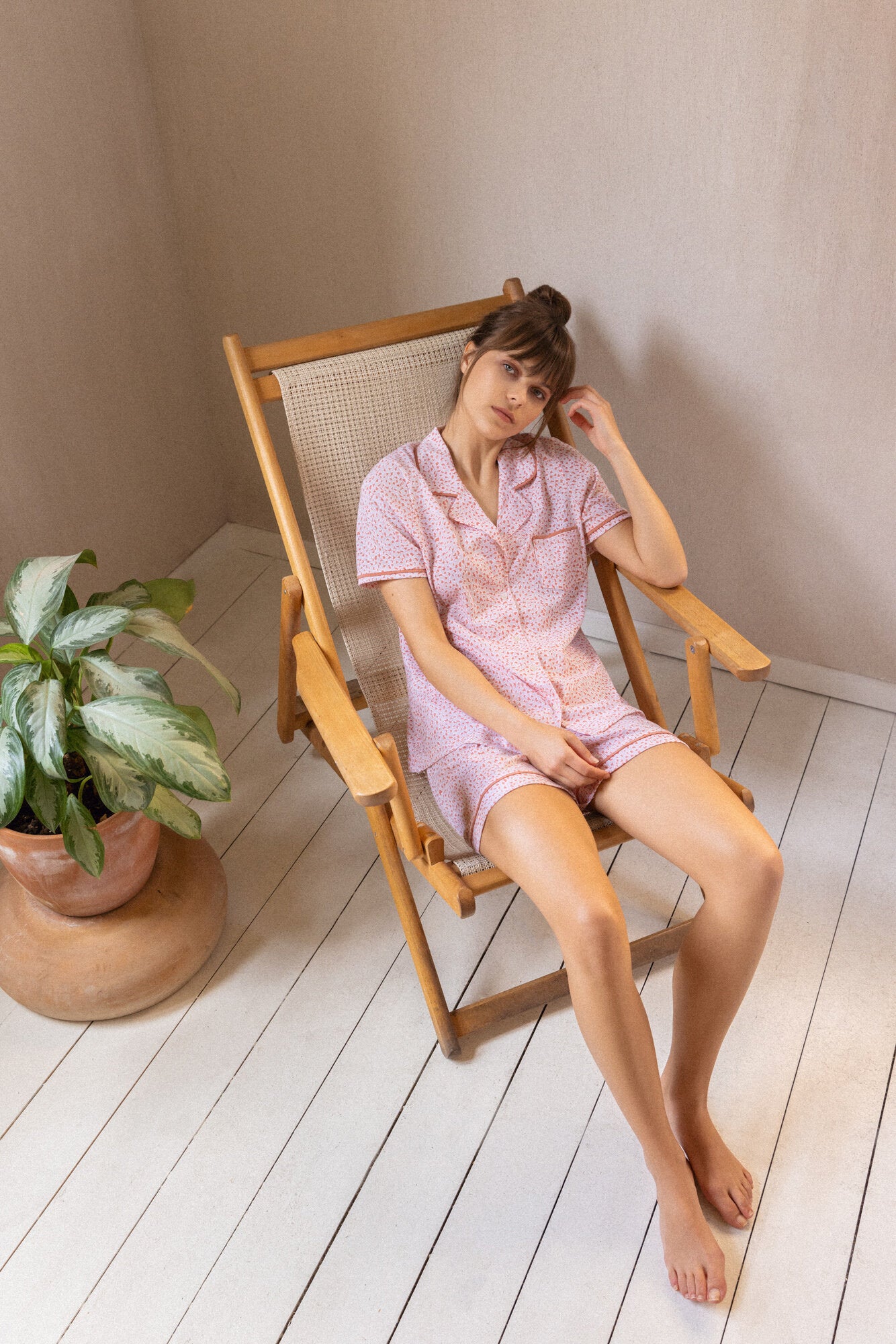 Pink Label - Pyjama Orange Leo