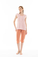 Pink Label - Pyjama Orange Leo