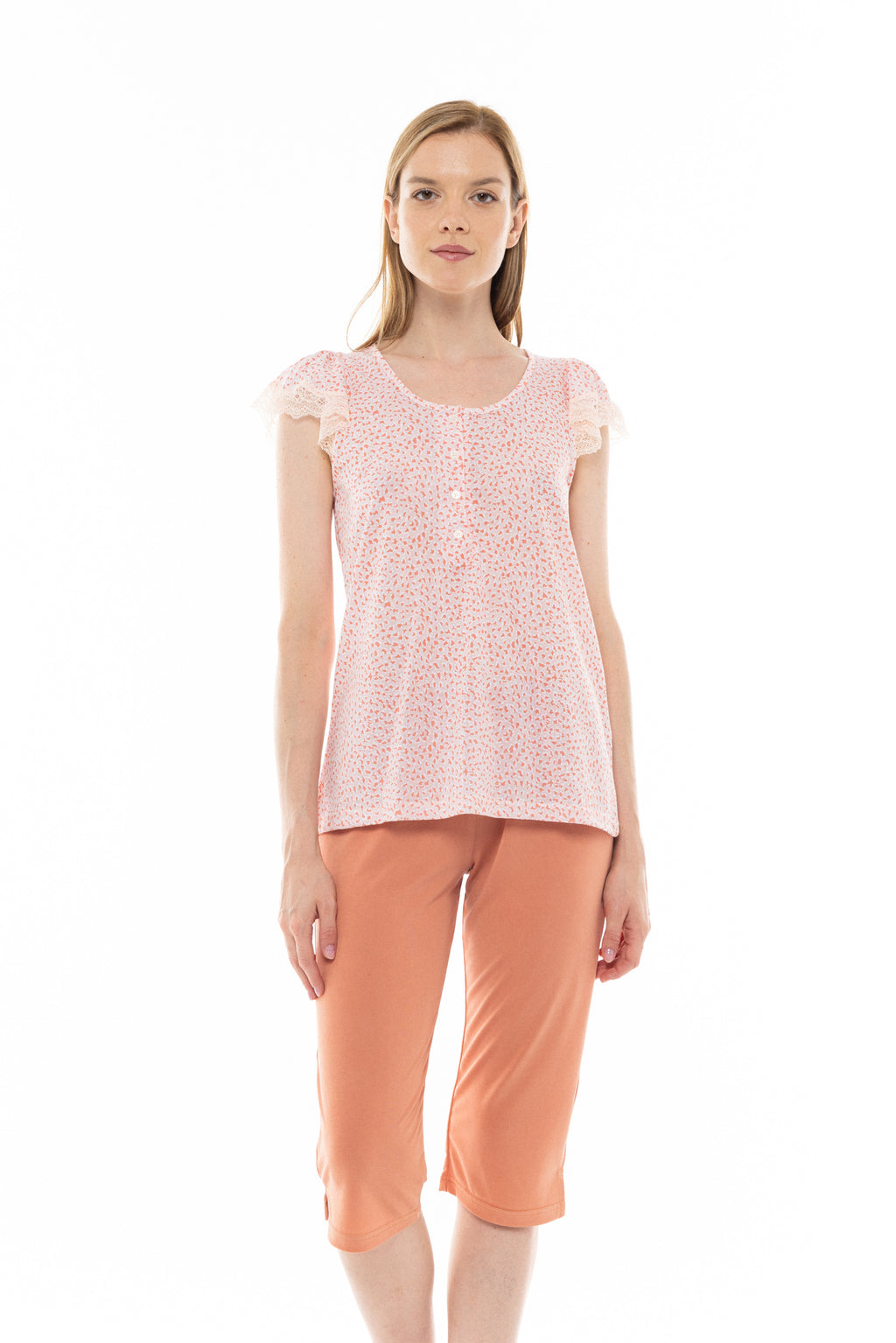Pink Label - Pyjama Orange Leo